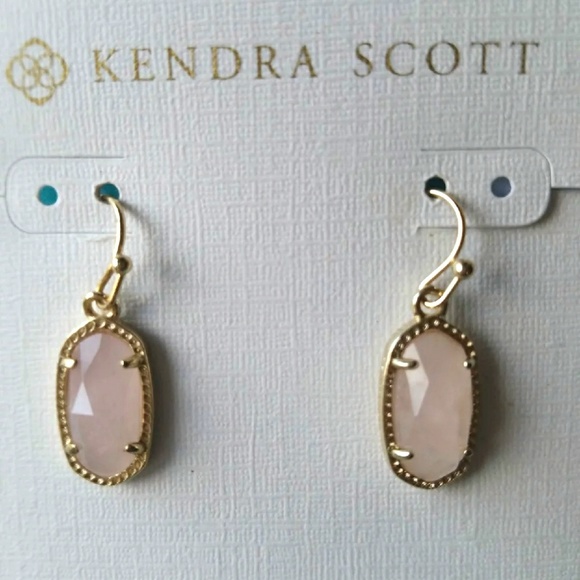 ❌SOLD❌ Kendra Scott Lee Rose Quartz - Picture 2 of 5
